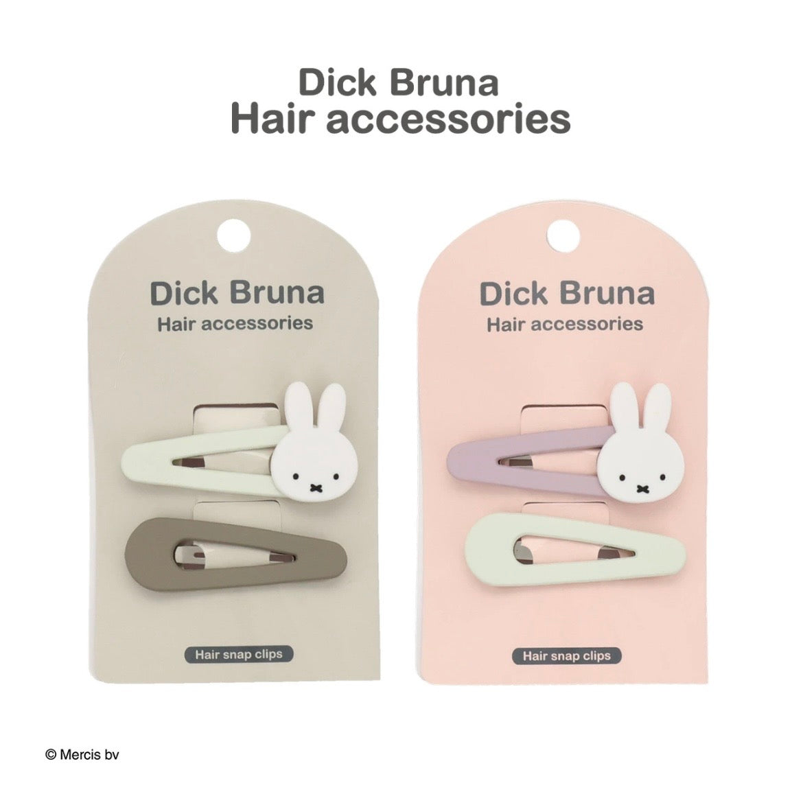 Miffy｜Hair Clip｜W21×H78×D17mm approx.