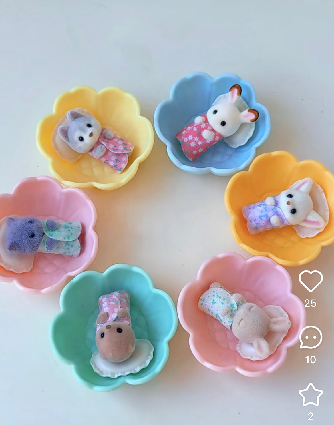 【limit 2】SylvanianFamilies｜Flower Bed Set mystery bag/blind box/All 6 types｜1pcs