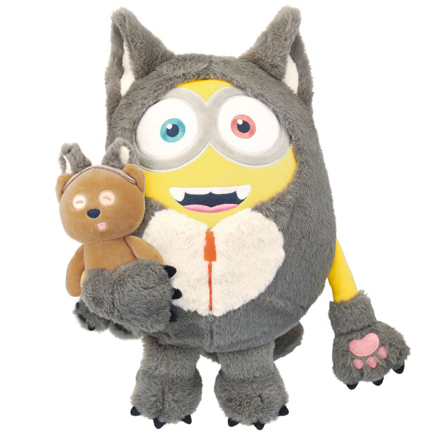 Minions｜超软毛茸茸小恶魔狼人usj万圣节限定公仔｜約W32cm×H45cm×D22cm