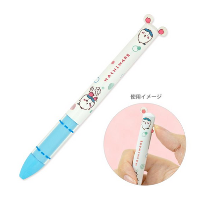 Chiikawa 吉伊卡哇｜Mimi pen可按压移动耳朵双色圆珠笔｜0.7mm