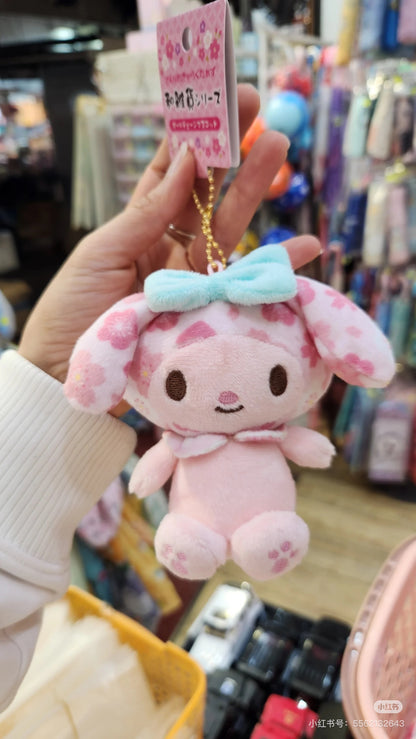 Sanrio｜Characters Ball Chain Mascot Holder /Plush Keychain｜10.5 x 8.0 x 6.0cm approx.