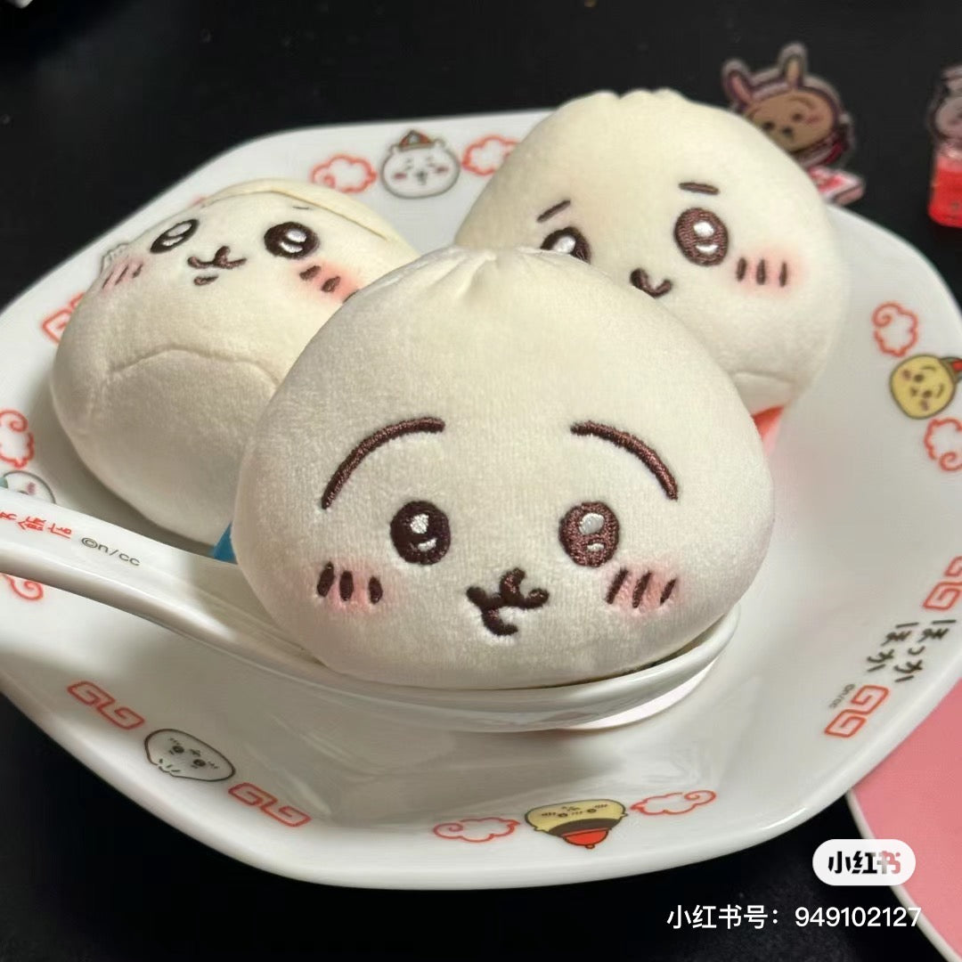 Chiikawa 吉伊卡哇｜肉包子乌萨奇/小八玩偶/挂件｜约 H60 x W80 x D65mm