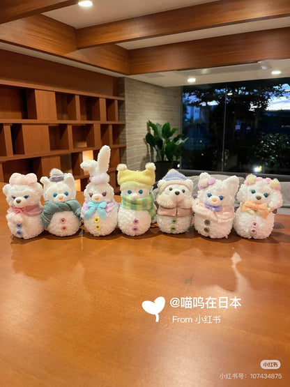 Disney｜Duffy and friend Winter 2025 snowman Mascot Holder /Plush Keychain