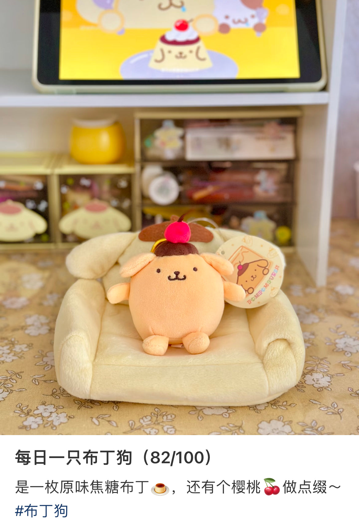 【limit 1】Sanrio｜Pom Pom Purin Mascot Holder /Plush Keychain