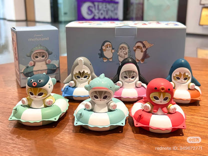 Mofusand｜Swimming Ring Stamp Series mystery bag/blind box/All 6 types｜1pcs