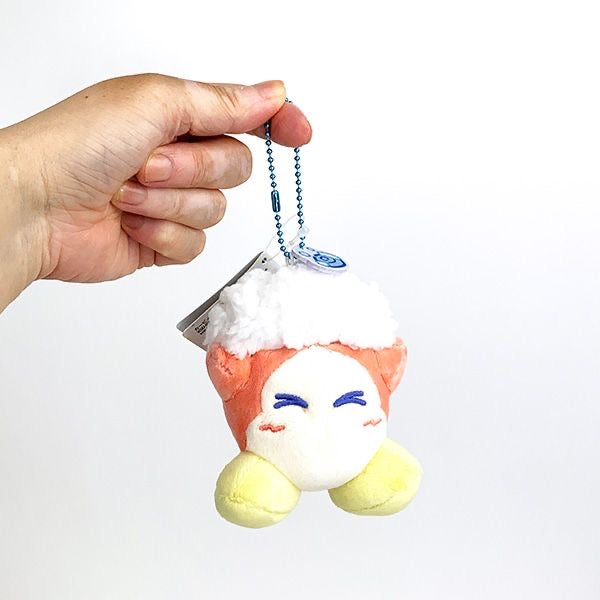 Kirby｜眯眼瓦豆/柔软卡比甜梦系列泡澡满头泡泡/毛绒挂件/包挂｜ 约9cm×9cm×8.5cm