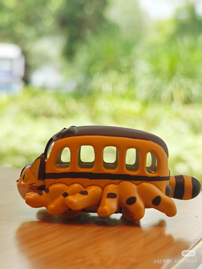 Tomica｜Takara Tomy Dream Tomica Full of Ghibli 01 My Neighbor Totoro Catbus 多美卡 × 吉卜力宫崎骏《龙猫》巴士玩具车模型/摆件｜长约40mm