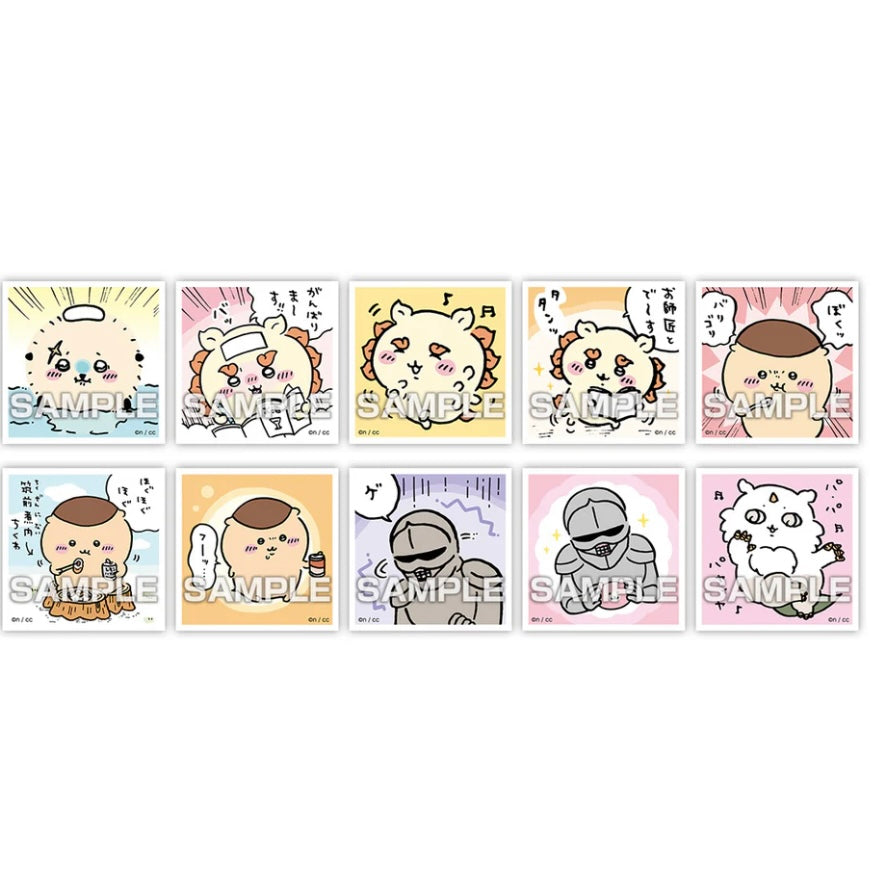 Chiikawa 吉伊卡哇｜第二弹可爱细闪贴纸盲盒/共50种｜1包含5张