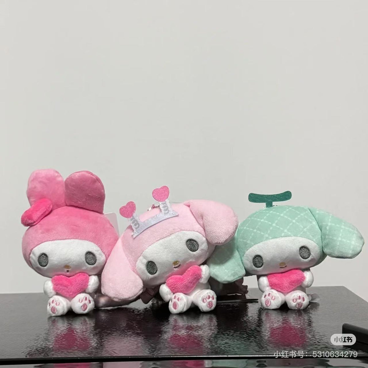Sanrio｜My Melody 50th Anniversary Mascot Holder /Plush Keychain｜10×6.5×15cm approx.