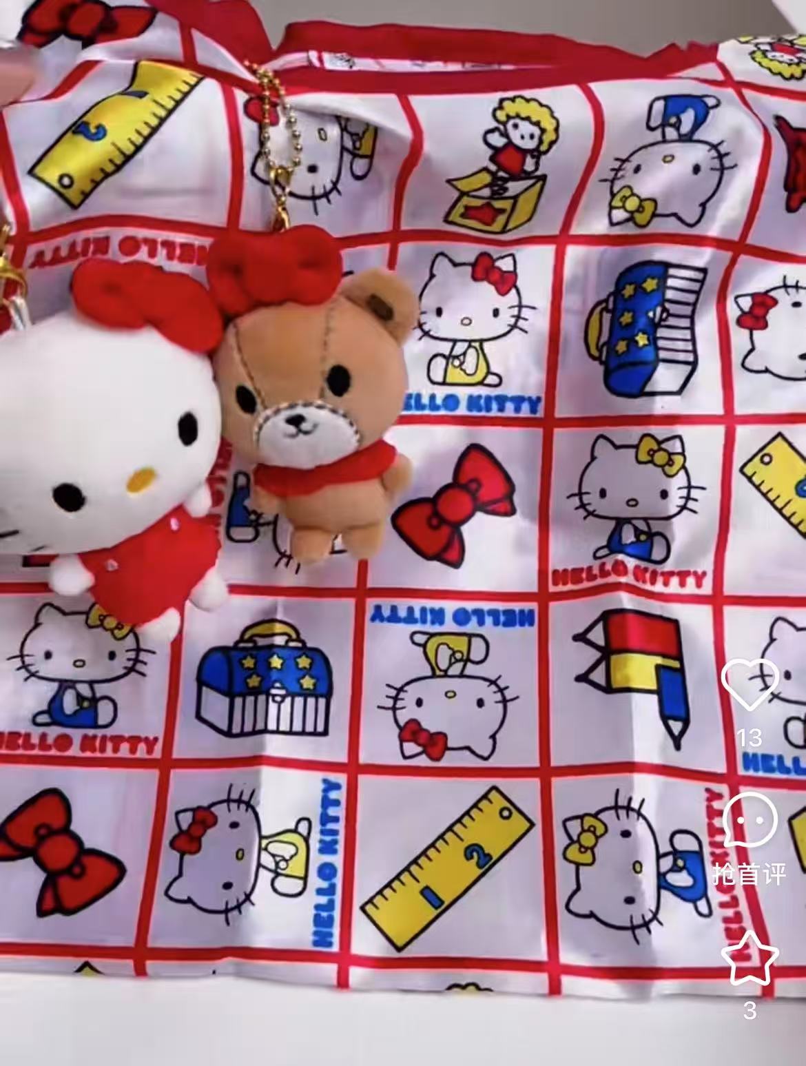 Sanrio｜Mni Eco Bag with storage pouch｜H420 x W270mm approx.