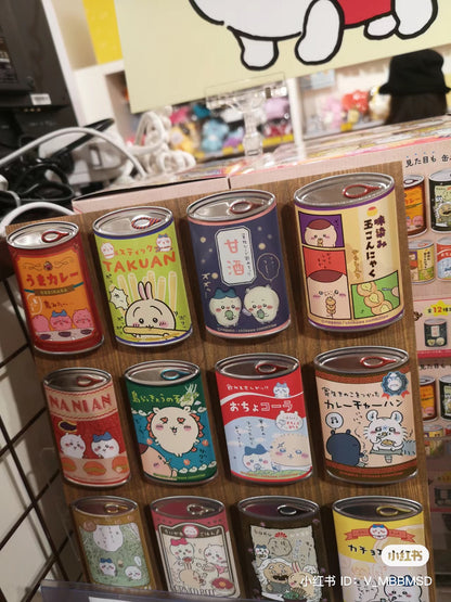 Chiikawa 吉伊卡哇｜2代易拉罐铁质感徽章/吧唧/冰箱贴盲盒/全12种｜1枚入