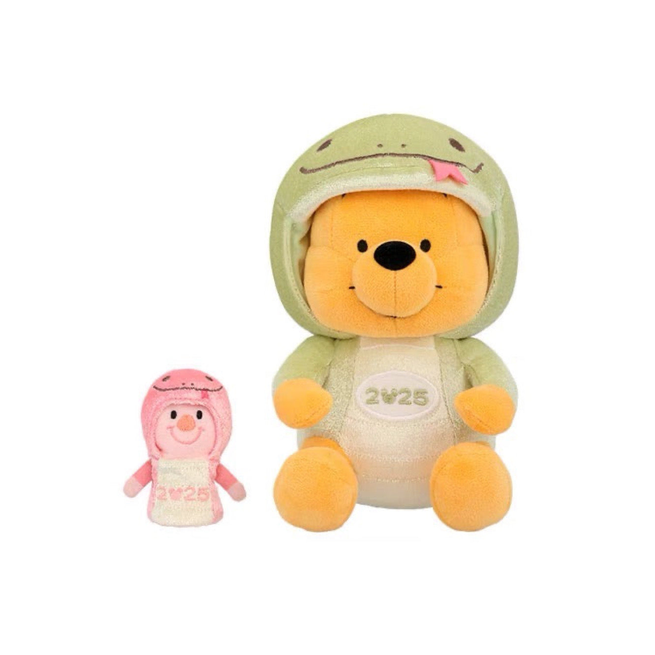Disney迪士尼｜东迪2025蛇年限定pooh噗噗维尼玩偶公仔+Piglet皮杰小猪毛绒吊饰/皮杰小指偶