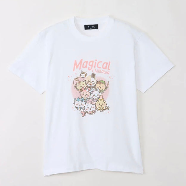 Chiikawa 吉伊卡哇｜超魔法少女/小魔仙合集限定短袖T恤/Tshirt｜L号/着丈73×身幅55×肩幅50×袖丈22cm