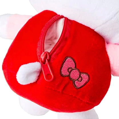 Sanrio｜大只毛绒零钱包公仔/玩偶/大挂件/背后有收纳空间可放小物/背后有刺绣｜23 x 21 x 8 cm