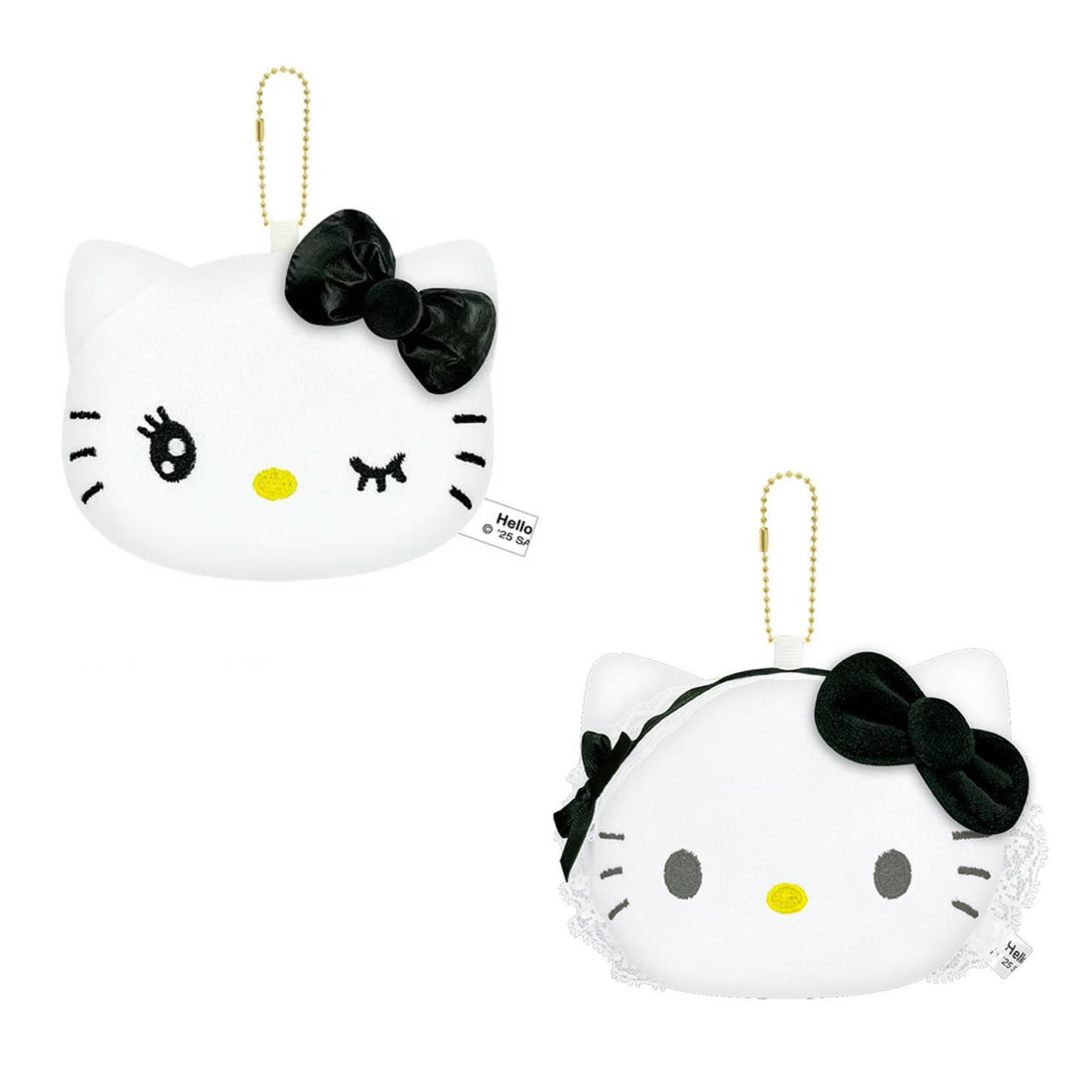 Sanrio｜Hello Kitty Plush Mirror Mascot Holder /Plush Keychain｜H94 x W125 x D40mm approx.