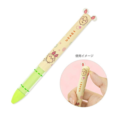 Chiikawa 吉伊卡哇｜Mimi pen可按压移动耳朵双色圆珠笔｜0.7mm