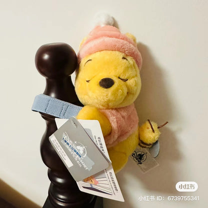 Disney SH｜winnie the pooh居家维尼/晚安睡帽噗噗窗帘绑/窗帘挂/也可戴在手臂上｜约20cm