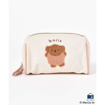 Miffy米菲｜角色刺绣图案化妆包/收纳包｜约8*15*8.5cm
