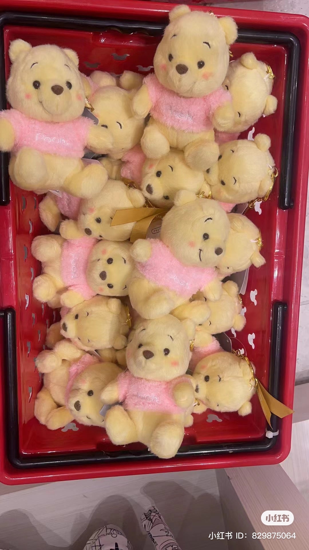 Disney｜东京新宿限定金标维尼/腮红噗噗挂件/微醺胖噗/圆溜溜眼睛/圆圆胖脸蛋