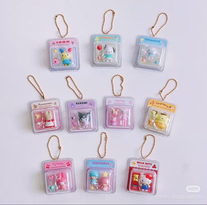 【limit 1】Sanrio｜Miniature Package Charm/ Miniature Toy｜ 4.8 x 2 x 5.5cm approx.