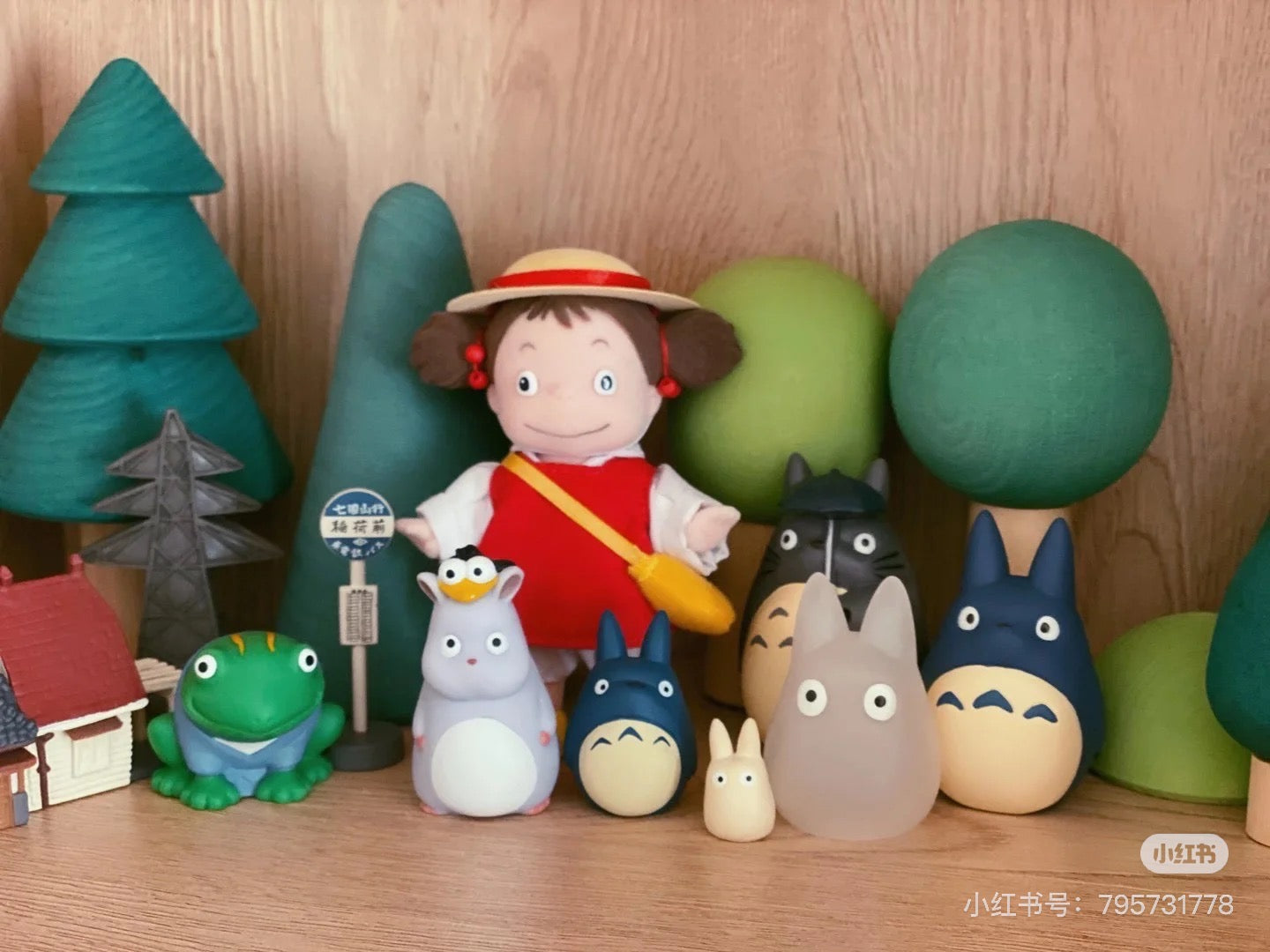 My neighbor totoro｜Doll Collection Kaonashi Lantern Set宫崎骏吉卜力植绒手办摆件｜約: 5.3 x 15.5 x 20.3cm