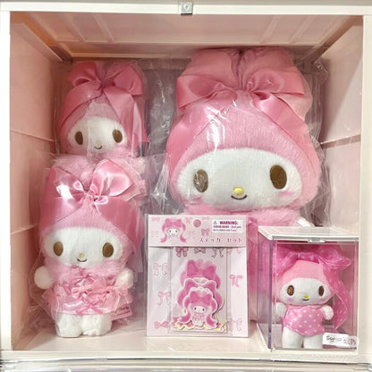 Sanrio三丽鸥｜My Melody Birthday 50th Anniversary Princess Ribbon Sticker 美乐蒂50周年生日粉桃甜心系列切模贴纸套装｜20枚入