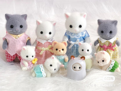 SylvanianFamilies森贝儿家族｜Persian Cat Family波斯猫家族系列套组/玩具/过家家5455