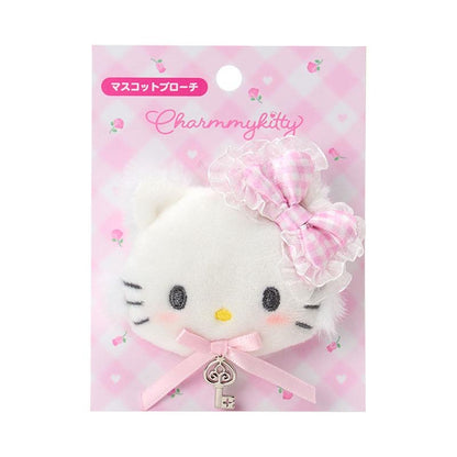 Sanrio｜My Furbaby Charmmykitty Mascot Brooch｜ 8×2.5×9cm approx.