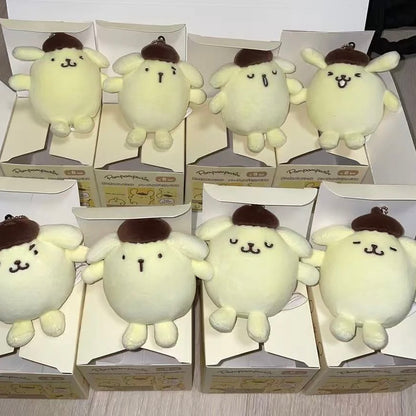 Sanrio｜Pompompurin EMOTION Plush Keychain mystery bag/blind box/All 8 types｜1pcs