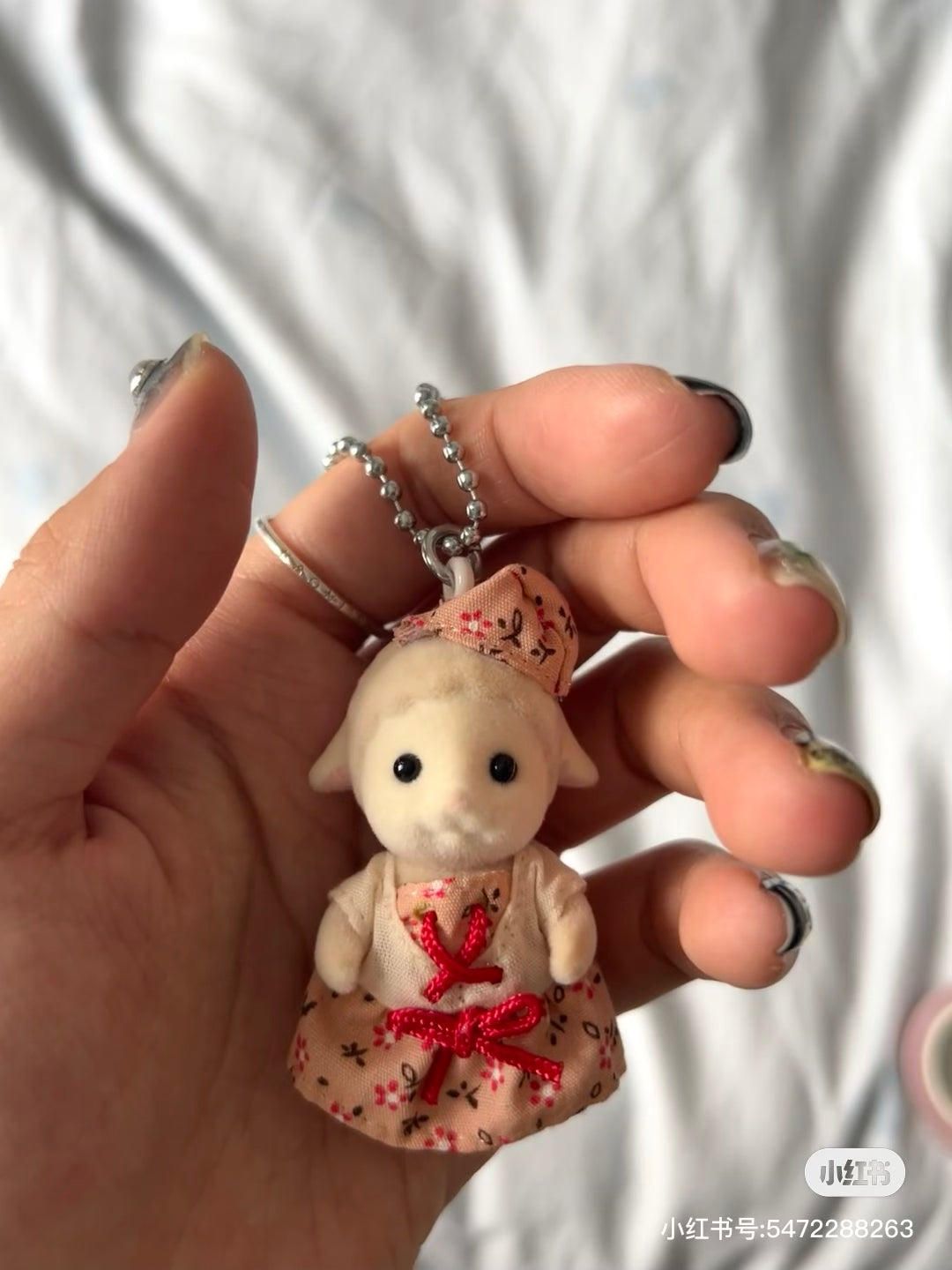 【limit 1】SylvanianFamilies森贝儿家族｜Sheep KeyChain 小绵羊宝宝挂件