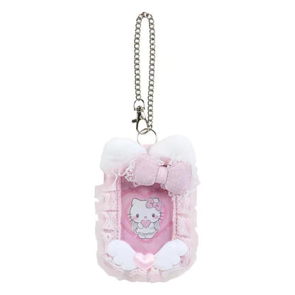 Hello kitty凯蒂猫｜Sanrio Hello Kitty Card Case/ Angel and Little Devil天使恶魔应援卡包/背面也有可爱图案 ｜约13.5 x 11.1 x 2.8cm