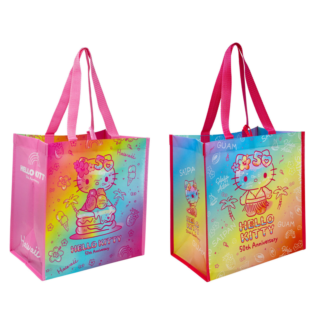 HelloKitty凯蒂猫｜夏威夷50周年限定Hawaii Reusable Bag大容量购物包