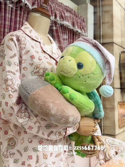 Disney迪士尼｜2024东迪秋日睡衣派对Olu小龟毛绒趴趴抱枕