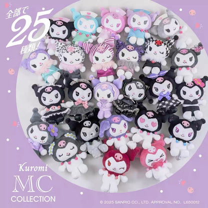 Sanrio｜Kuromi 20th Anniversary Nurse  Mascot Holder /Plush Keychain｜H11 x W10 x D5.5cm approx.