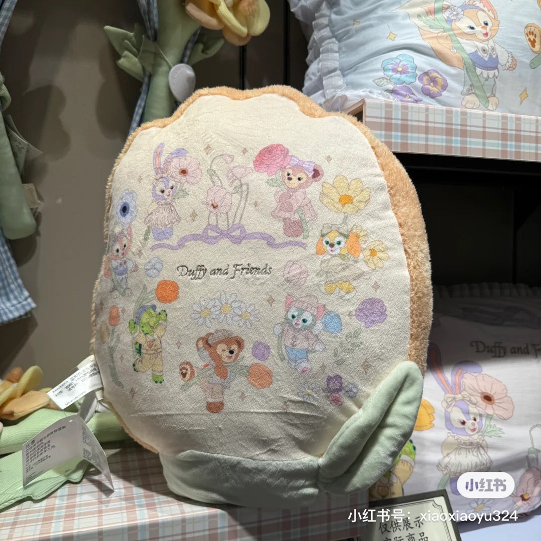 Disney SH｜春日限定花朵七宝抱枕/公仔/正反都可爱｜约36x48cm