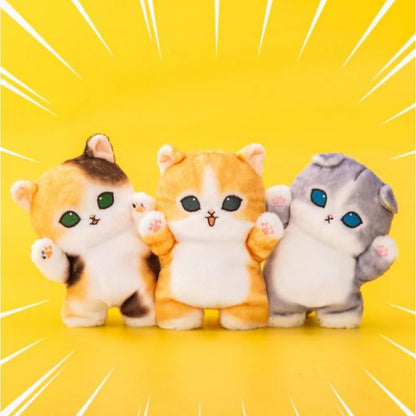 Mofusand｜Workplace Intervention Team Nyan Cat：Orange Brown White Standing Plush Dolls/Plush Toy｜170×120×100mm approx.