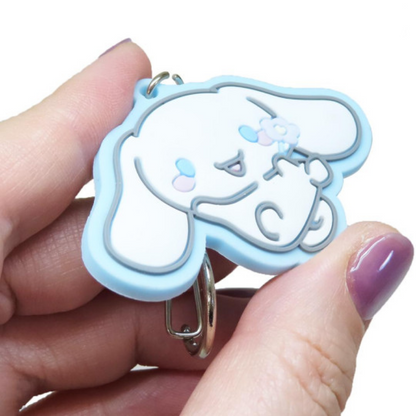 Sanrio｜Flora Rubber Keychain/Keyring｜65×65×3mm approx.