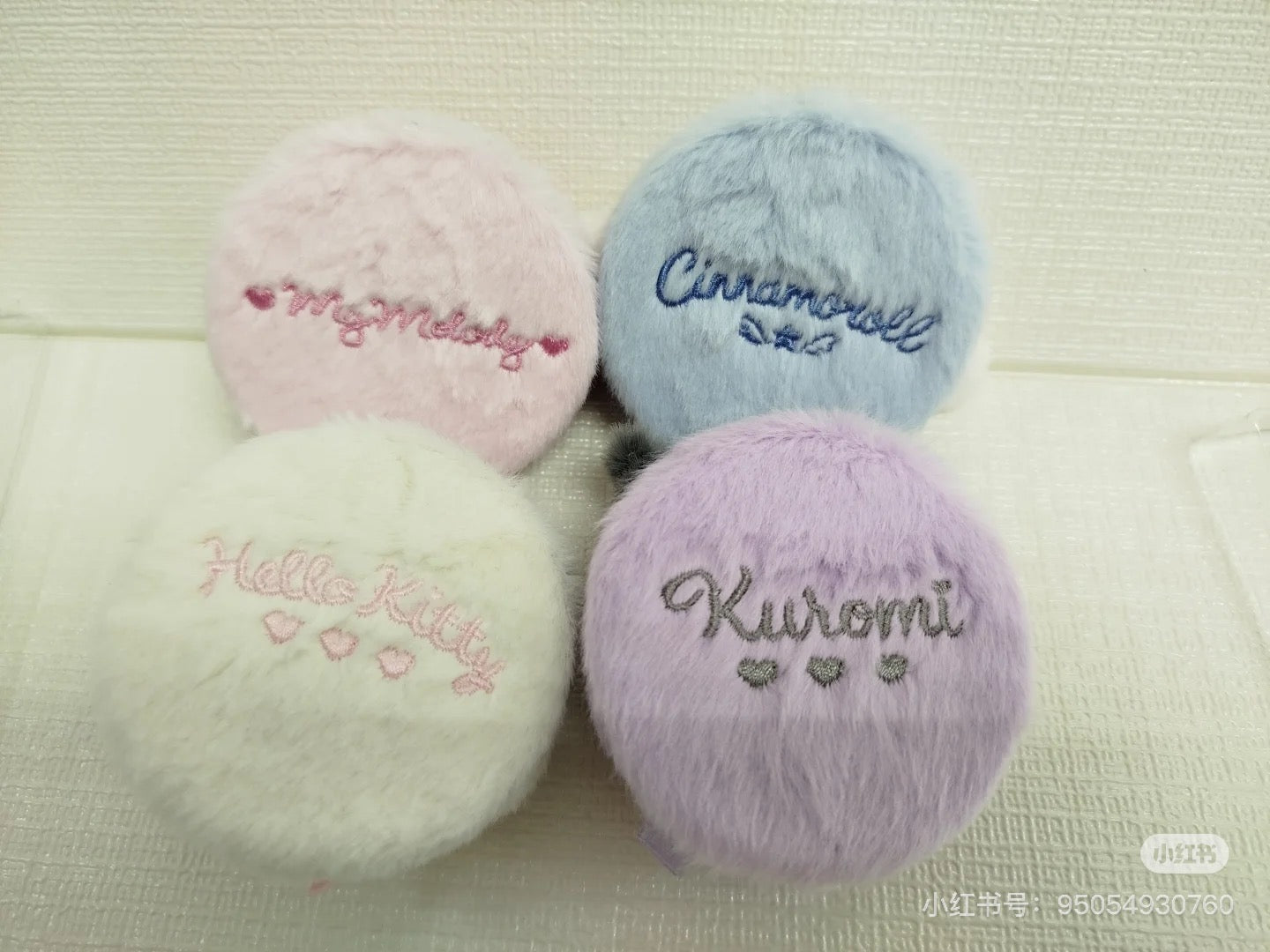 Sanrio｜Mascot Stone Ribbon Original 2-sided Compact Mirror｜7.5×1.5×7.5cm approx.