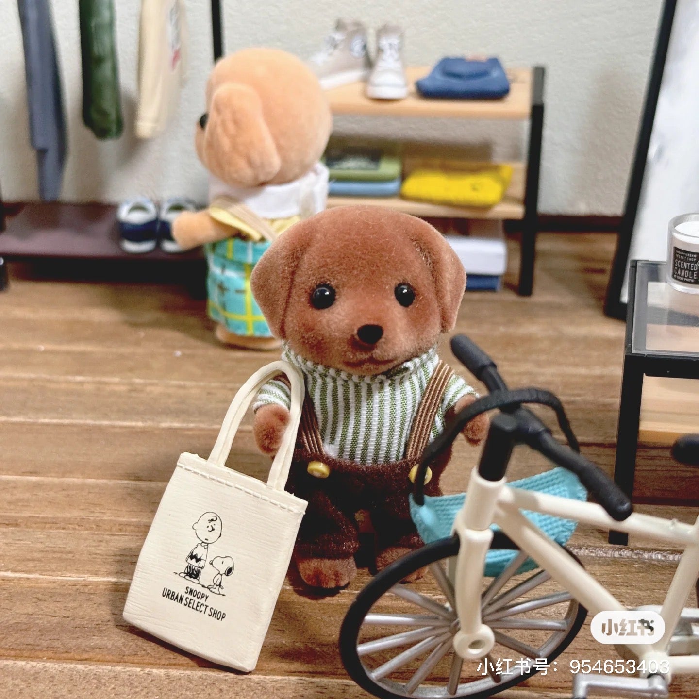 SylvanianFamilies森贝儿家族｜Chocolate Labrador Family巧克力拉布拉多家族套组/玩具/过家家5730