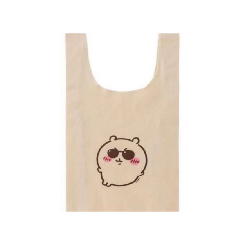 Chiikawa 吉伊卡哇｜旅行观光系列墨镜小吉帆布购物袋｜約H530×W315×D80mm