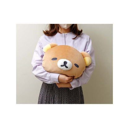 Rilakkuma轻松熊｜晚安睡梦系列像云朵一样柔软的睡袋轻松熊mochi抱枕/靠枕｜约300 x 400 x 150 mm