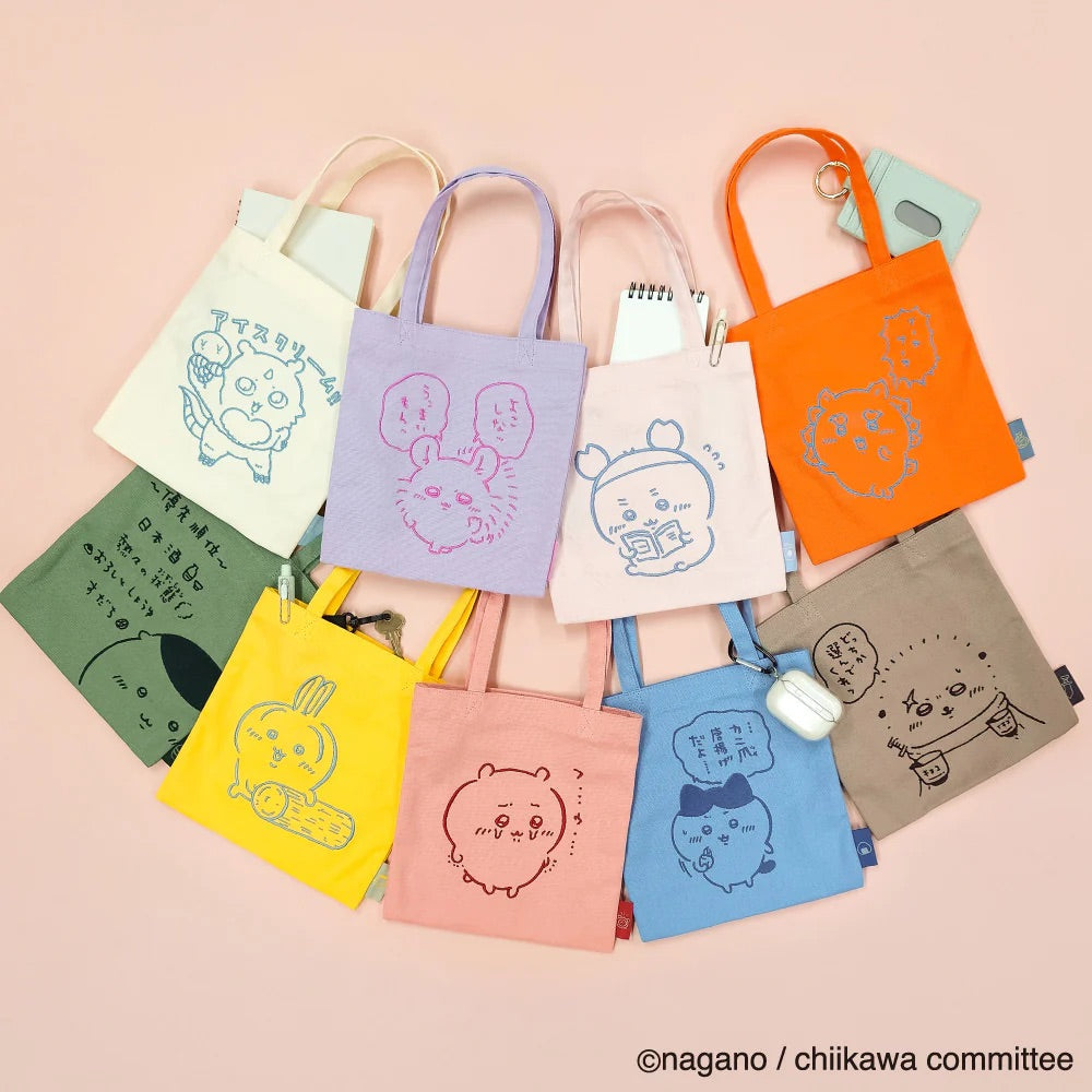 Chiikawa｜Embroidered Mini Tote Bag ｜H220×W200mm approx.