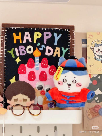 Chiikawa 吉伊卡哇｜僵尸小八毛绒挂件/包挂｜约H130×W105×D60mm