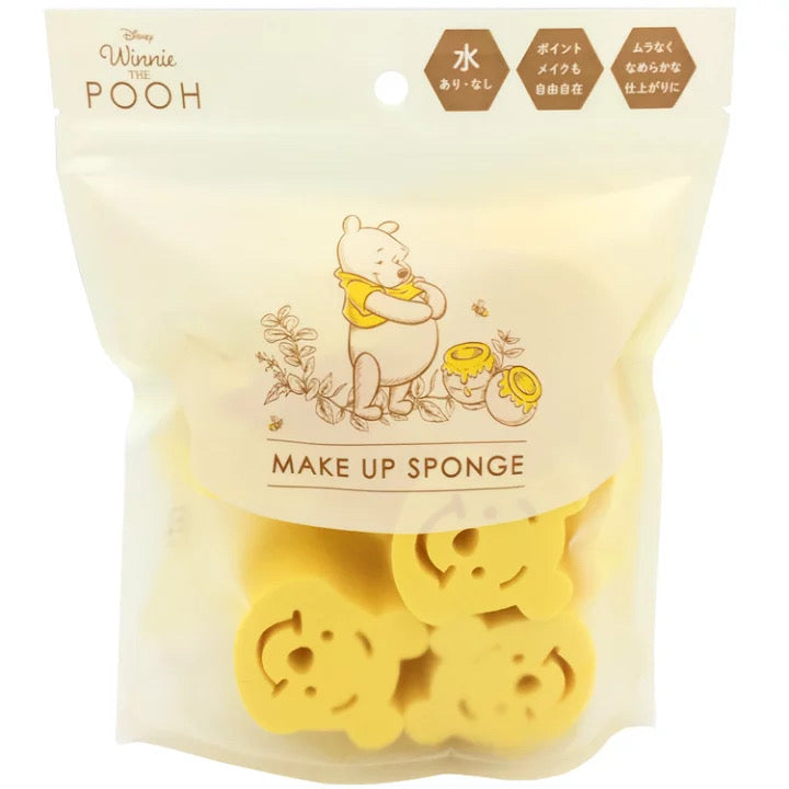 Disney｜Winnie the pooh小熊维尼White pooh/噗噗化妆棉/粉扑/上妆粉扑｜10枚入
