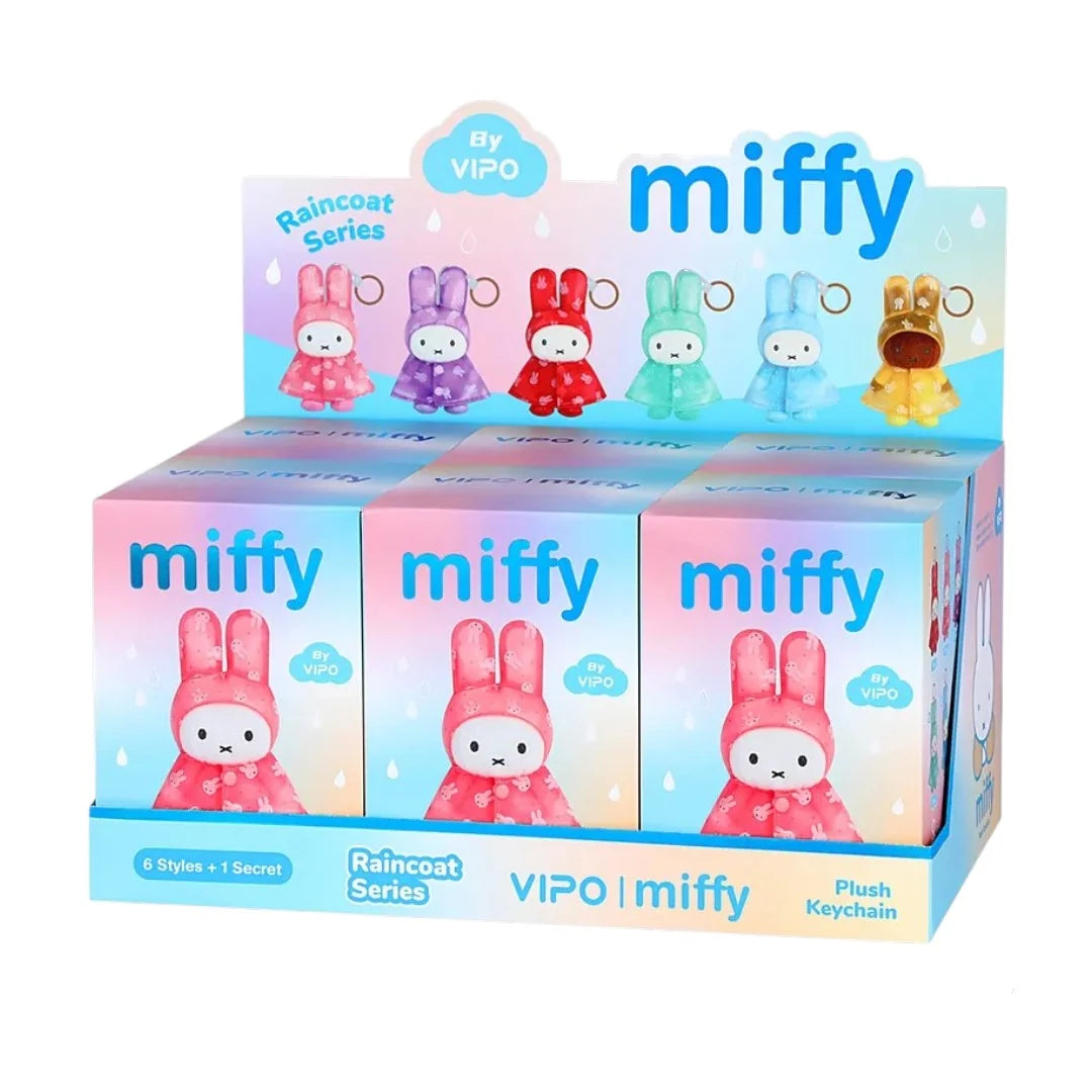 Miffy｜VIPO Rainy Days Raincoat Keychain Blind Box