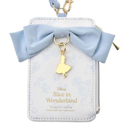 Disney｜爱丽丝梦游仙境Alice Sweet Garden甜蜜花园茶会特辑超美水色公主吊坠大蝴蝶结卡包式零钱包