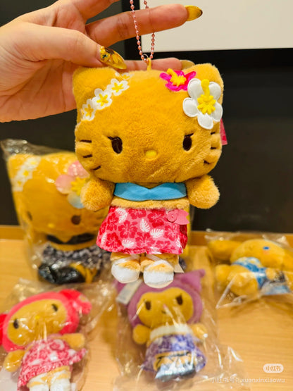 【limit 1】Sanrio｜Endless Summer Vacation Mascot Holder /Plush Keychain｜10.5×7×15cm approx.