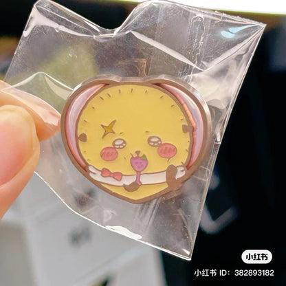 Chiikawa 吉伊卡哇｜可爱金边金属徽章盲盒/全12种｜1枚入