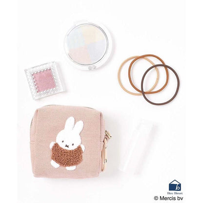 Miffy｜Lunlunsagara Mini Pouch with Carabiner｜W8×H8×D4cm approx.