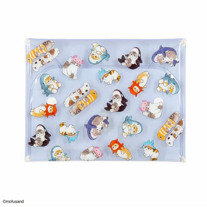 Mofusand｜Multi Clear Case (LL) - Cat : Sea Creatures｜160×220×20mm approx.